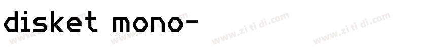 disket mono字体转换
